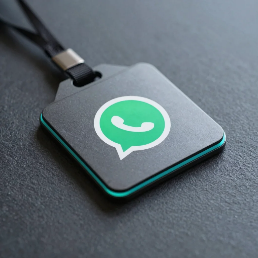 WhatsApp Quick-Chat Desk Badge